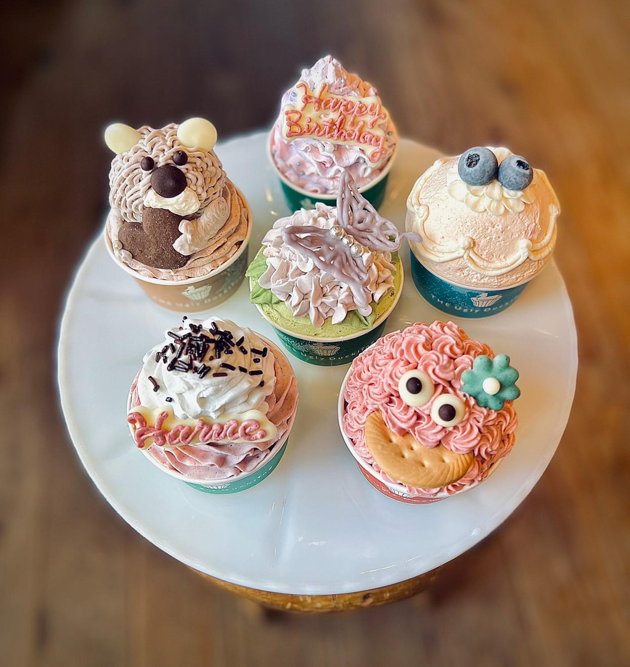 Present for Girl's / 6cup set box/女の子/誕生日/カップケーキ