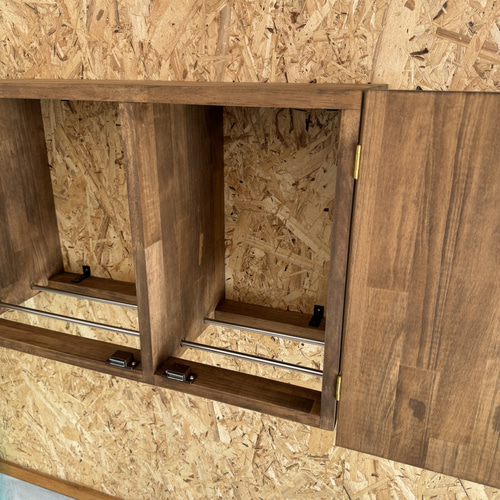 木製タオルストッカー タオルストッカー 壁掛け フェイスタオル バスタオル 収納