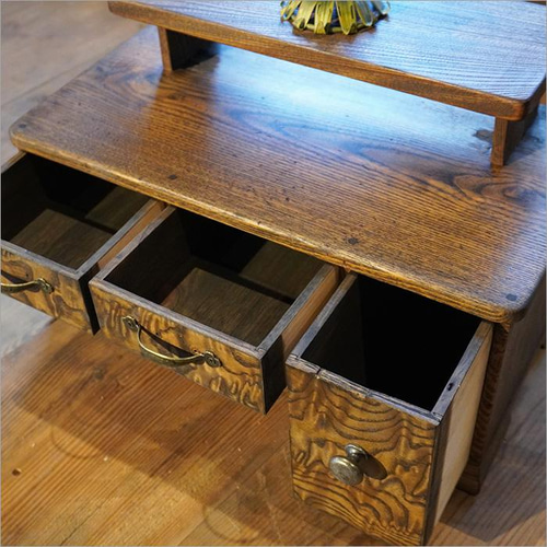 アンティーク鏡台　小物入れ ケヤキ 小物入れ 小物収納 鏡台 アンティーク 雑貨 レトロ 和