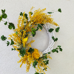 (送料無料)ドライフラワークレッセントリース　パンパスグラスと、 送料無料）ドライフラワークレッセントリース パンパスグラスと