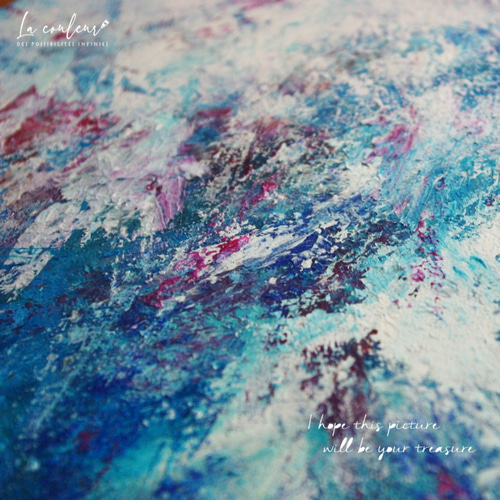 油絵（抽象画）F8 地球 【公式通販】