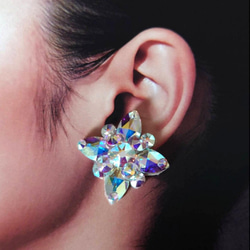 ヘアクリップ バンスクリップ ラインストーン デコレーション