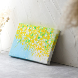 【原画】　ミモザ　約227×158mm（SMサイズ）キャンバス　送料無料 10枚目の画像