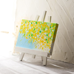 【原画】　ミモザ　約227×158mm（SMサイズ）キャンバス　送料無料 9枚目の画像