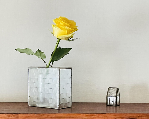 花瓶    一輪挿し patch vase 52 一輪挿し・花瓶・花器 shizuka miura 通販