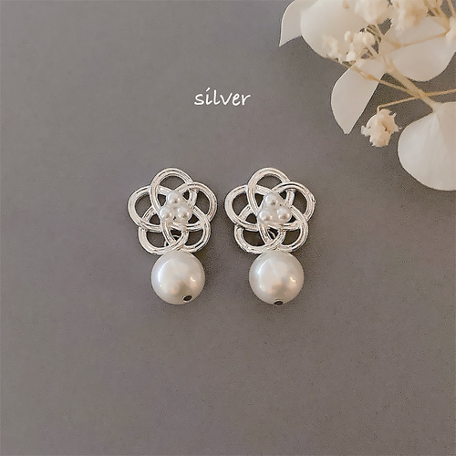 水引ピアス ピアス パール ハンドメイド 991 水引ピアス ピアス パール ハンドメイド 991