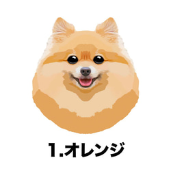 【 ポメラニアン 毛色6色左下デザイン】スマホケース　クリアソフトケース　うちの子　犬　 iPhone&Android 2枚目の画像