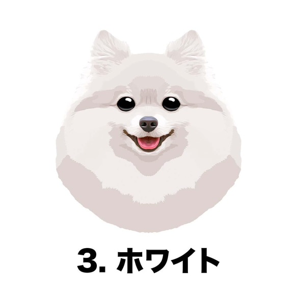 【 ポメラニアン 毛色6色横向きデザイン】スマホケース　クリアソフトケース　うちの子　犬　 iPhone&Android 4枚目の画像