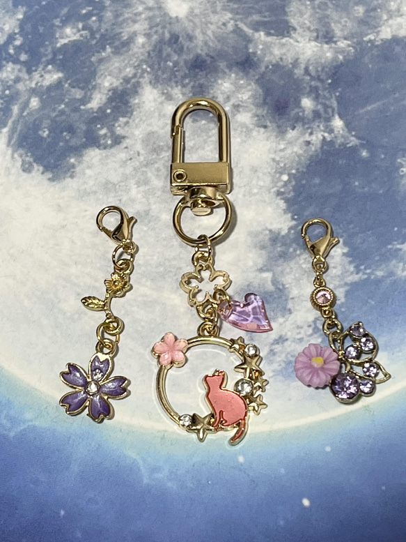 UVチェック ✿︎桜ぐで猫ちゃんアンブレラマーカー ねこのアンブレラ