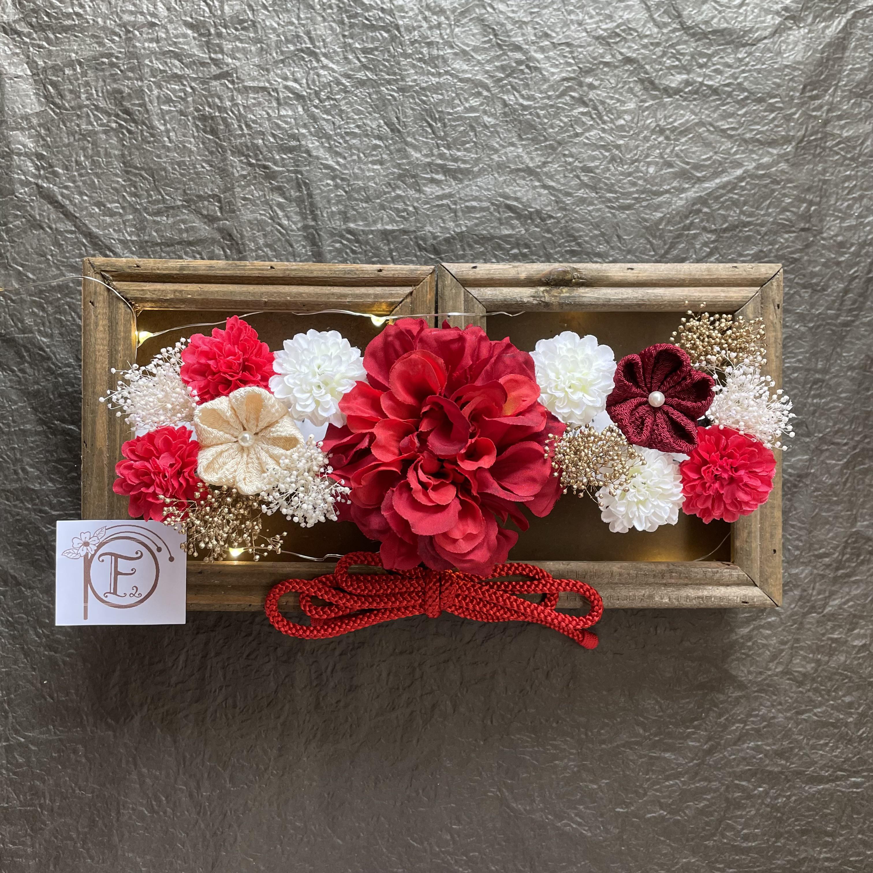 髪飾り　成人式　卒業式　つまみ細工　#17