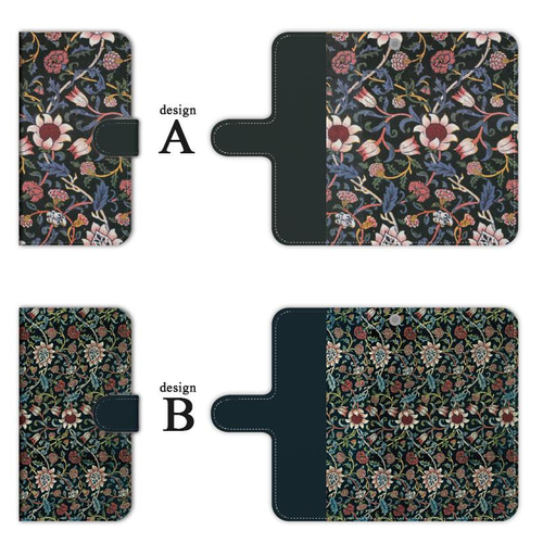 【ご参考:1枚掲載中】掲載生地で作製可。ウィリアムモリス ホリデイ スマホケース ご参考:1枚掲載中】掲載生地で作製可。ウィリアムモリス