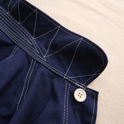 french work coat　blue 第10張的照片