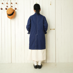 french work coat　blue 第4張的照片