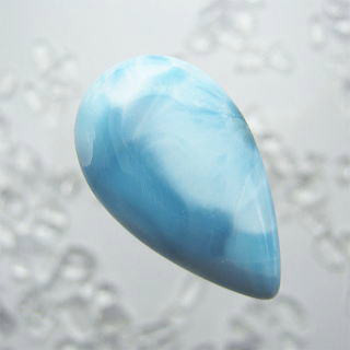 ラリマールース　【送料込】　LMR264　ドミニカ共和国の石研磨職人の旦那から送ってもらってます　larimar　直輸入