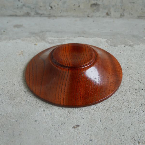 香川漆器*国産天然欅（けやき）茶托5枚組 お椀・ボウル・鉢 JAPAN