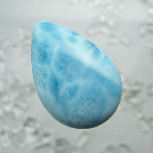 ラリマールース　【送料込】　LMR290　ドミニカ共和国の石研磨職人の旦那から送ってもらってます　larimar　直輸入