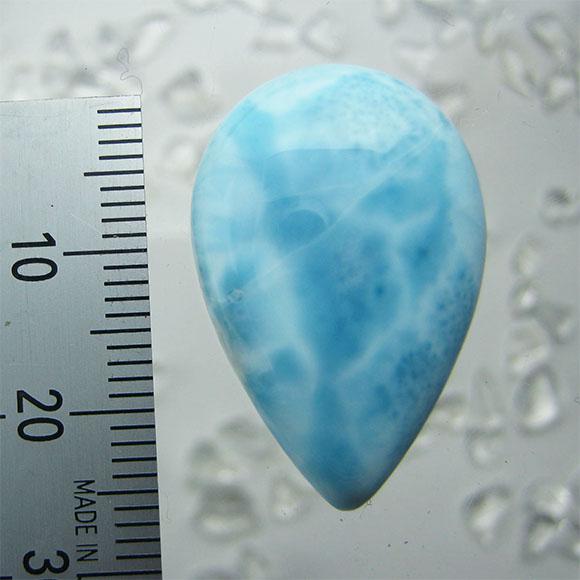 ラリマールース　【送料込】　LMR290　ドミニカ共和国の石研磨職人の旦那から送ってもらってます　larimar　直輸入