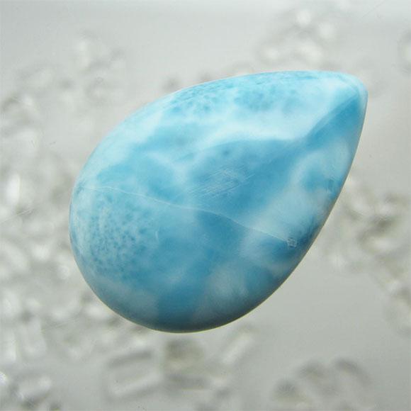 ラリマールース　【送料込】　LMR290　ドミニカ共和国の石研磨職人の旦那から送ってもらってます　larimar　直輸入