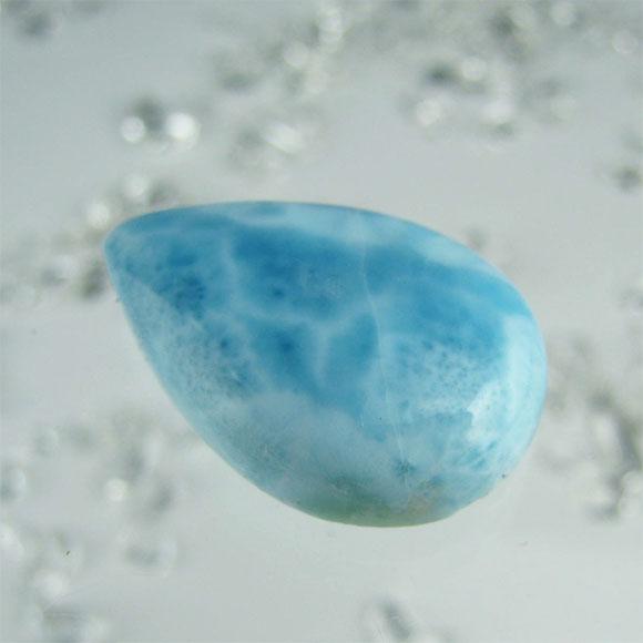 ラリマールース　【送料込】　LMR290　ドミニカ共和国の石研磨職人の旦那から送ってもらってます　larimar　直輸入