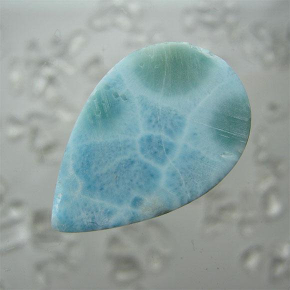 ラリマールース　【送料込】　LMR290　ドミニカ共和国の石研磨職人の旦那から送ってもらってます　larimar　直輸入