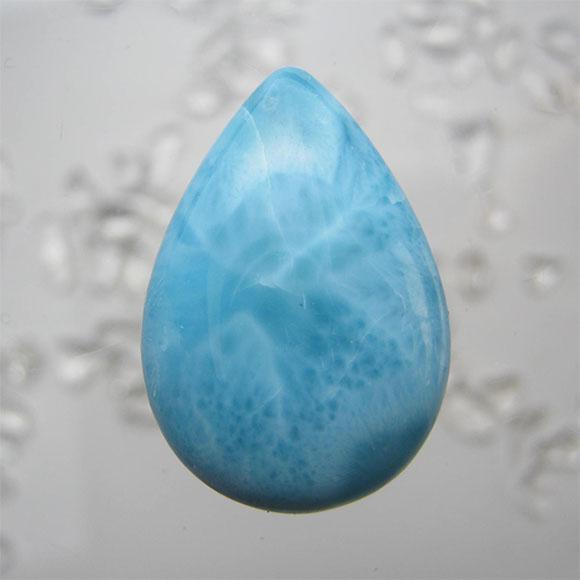 ラリマールース　【送料込】　LMR294　ドミニカ共和国の石研磨職人の旦那から送ってもらってます　larimar　直輸入