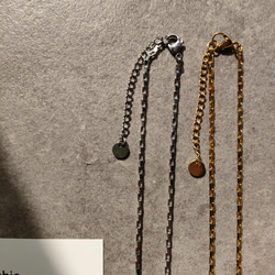 simple chain necklace つけっぱなしOK 3枚目の画像