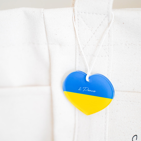 ●再再・・販売！！ ウクライナ支援 / 売上寄付 ウクライナ 国旗 グッズ アイテム　キーホルダー 支援 寄付 ユニセフ 2枚目の画像