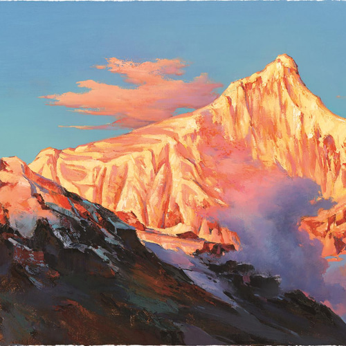 風景画 油絵 油彩 山水画 プロの画匠 絵画 ww 通販 13587980｜Creema