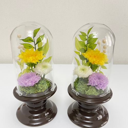 仏花プリザーブフラワー　一基花器付　785 仏花プリザーブフラワー 一基花器付 785 プリザーブドフラワー