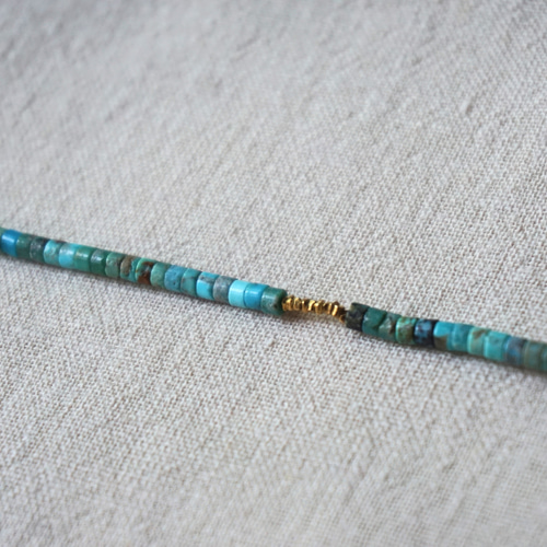 天然ターコイズとカレンシルバーの14kgfブレスレット＃20 ブレスレット