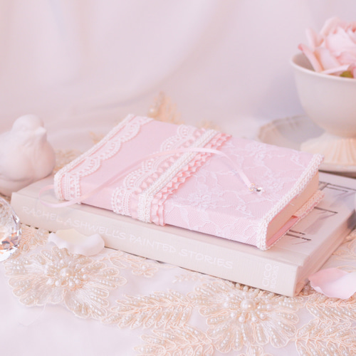 送料無料》ガーリーで可愛い文庫本ブックカバー♡ラップコレクション