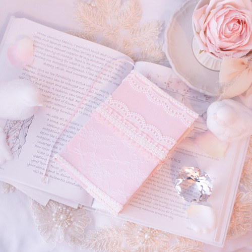 送料無料》ガーリーで可愛い文庫本ブックカバー♡ラップコレクション