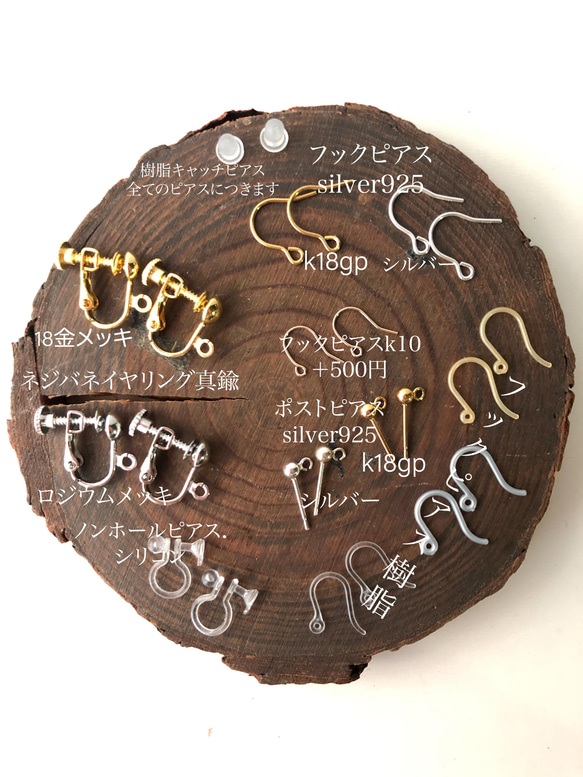 【silver925 18KGP】天然石ブラックスピネルのキラッとクールピアス(イヤリング) 10枚目の画像