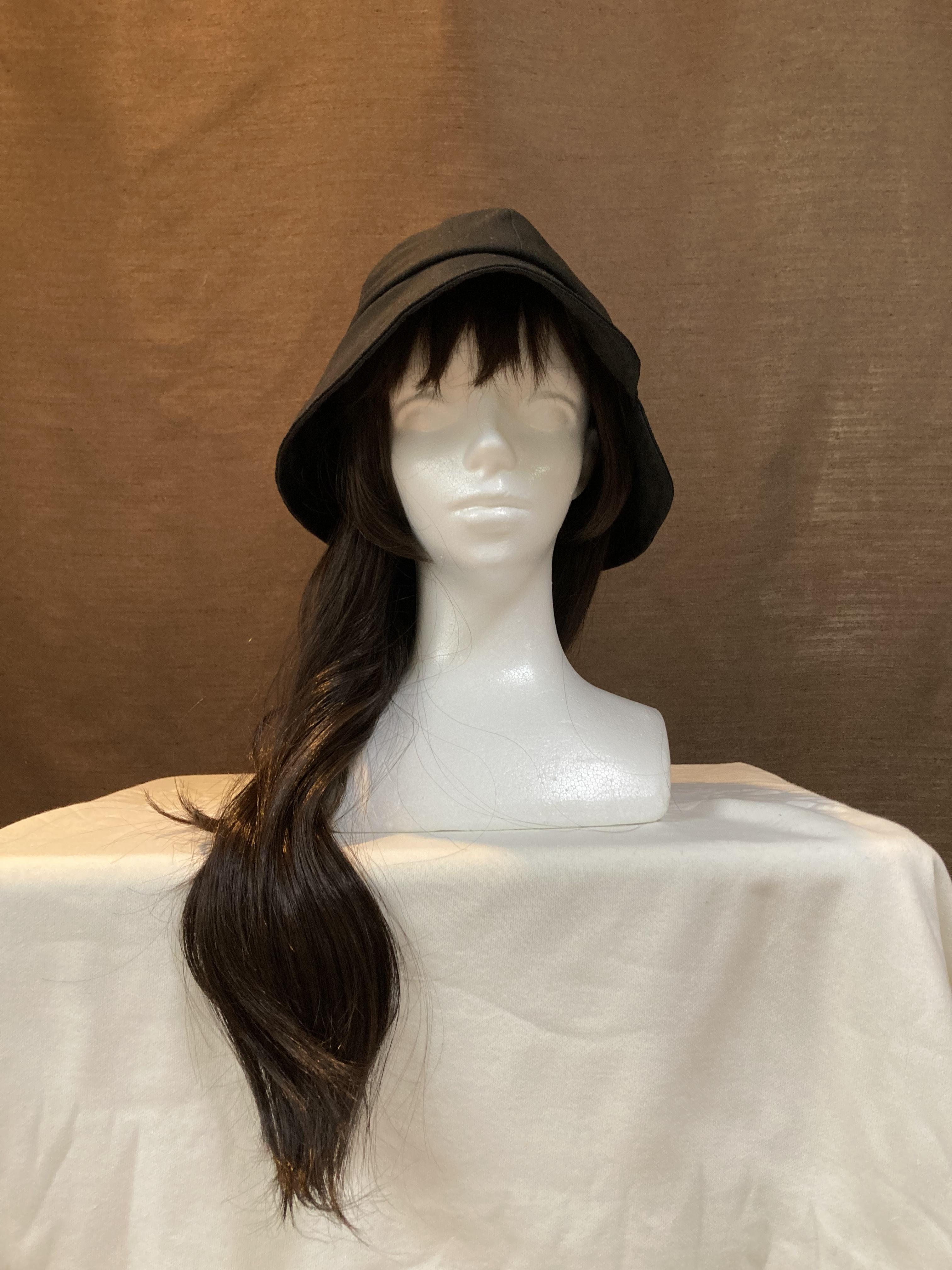 ウイッグ取り外し可能　別々に洗えるイメチェン帽子