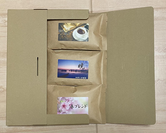 春限定ブレンドセットB 自家焙煎コーヒー豆3種(100g×3個) 2枚目の画像