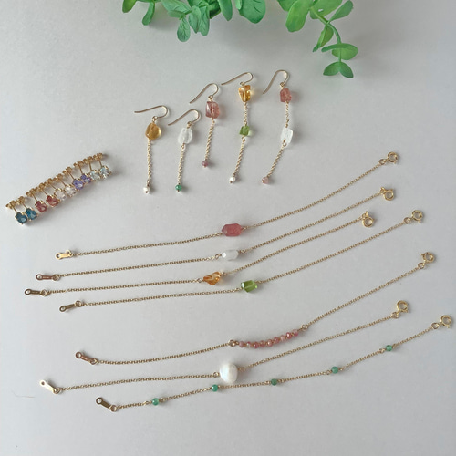 14kgf】【宝石質】 シトリン天然石 ブレスレット ブレスレット Larosa 
