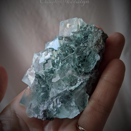 シャンファーリン産】Fluorite｜グリーンフローライト原石