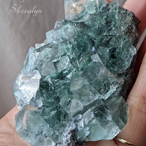シャンファーリン産】Fluorite｜グリーンフローライト原石 ｜中国湖南