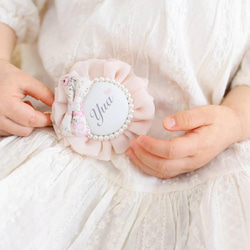 お買い得♡お揃い　コーデュロイリバティ大きめシングルリボンくるみボタン3個セット お買い得♡お揃いコーデュロイリバティ 大きなシングルリボンくるみ