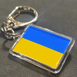 ◆新品◆ ウクライナ キーホルダー 国旗 UKRAINE 1枚目の画像