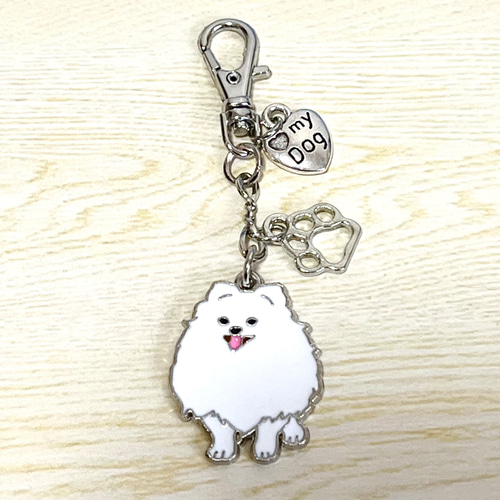 人気❤︎【送料無料】♡ うちの子 わんこチャーム ポメラニアン〈茶