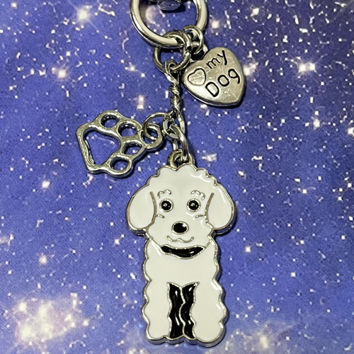 人気❤︎【送料無料】♡ うちの子 わんこチャーム プードル・トイ