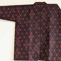 Creema限定　着物生地を使ったリバーシブルでも着れる半纏です。表は絹、裏は綿生地です。両方楽しめます。贈り物に! 10枚目の画像