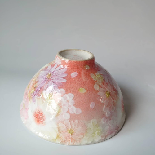 【値下げ】新品　工房ゆずりは　花瓶　花入　釉彩ばら花紋　花柄　プレゼント　母の日 工房ゆずりは 丸花瓶 | GIFT-STYLE 工房ゆずりは専門ショップ