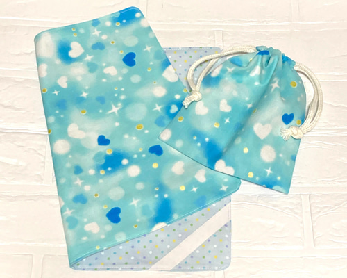 給食袋 巾着 コップ袋 二枚仕立て ランチマット 30✖️40 女の子