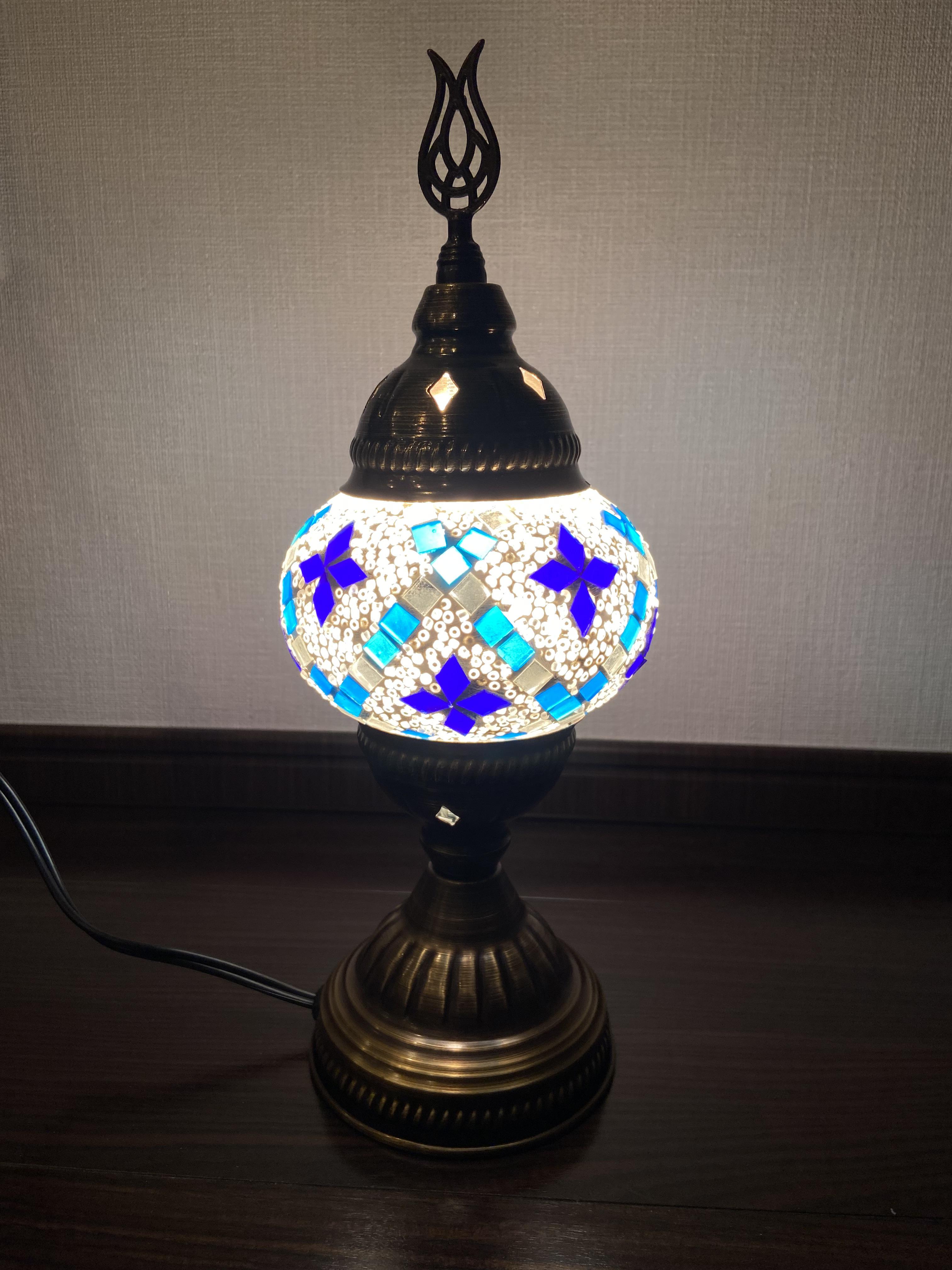 トルコランプ　ブルー