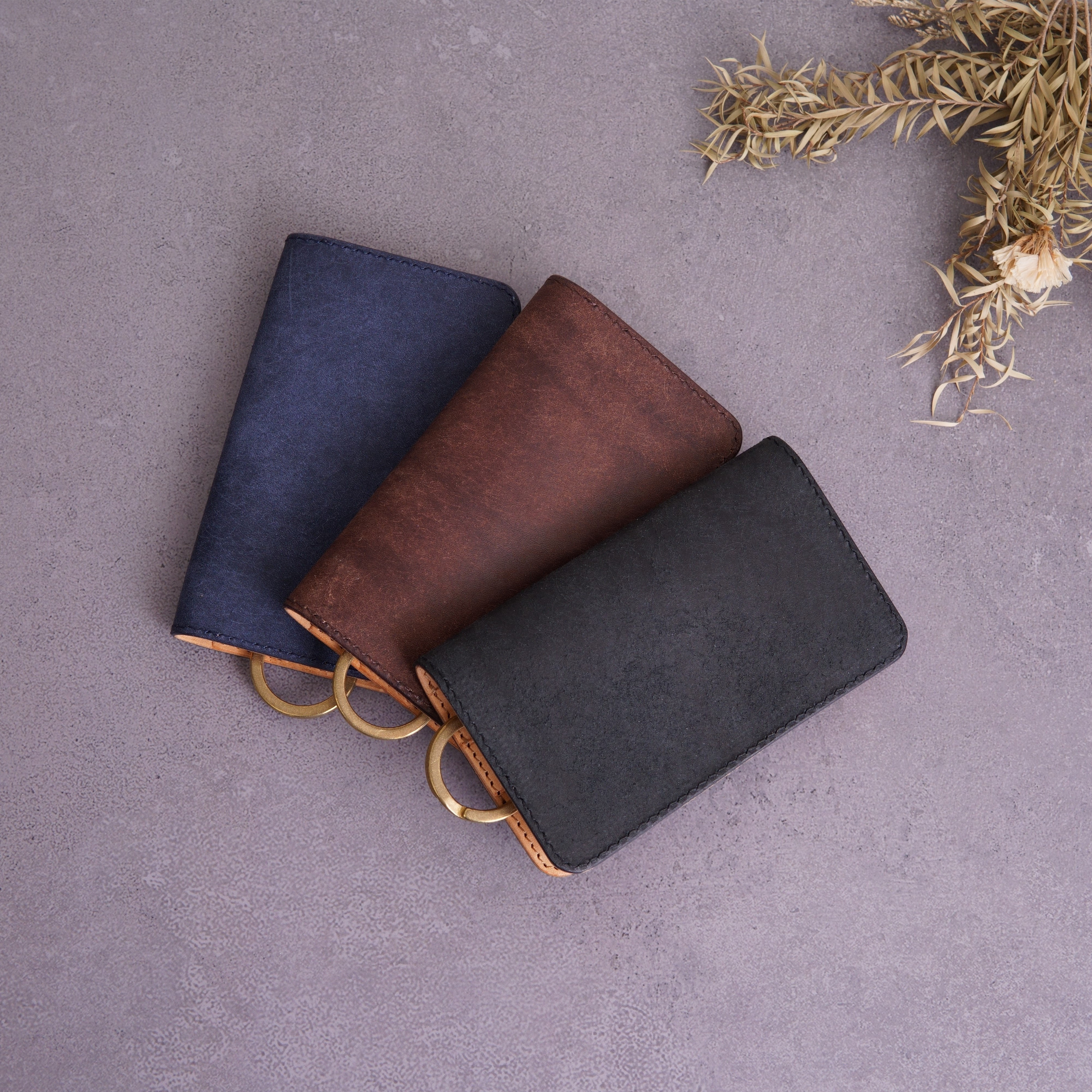 薄いキーケース【受注製作】