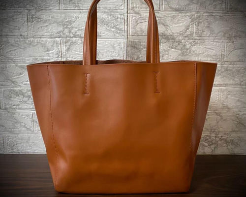 ダークブラウン トートバッグ 本革 ハンドメイド 牛革 イタリアンレザー ART BROWN トートバッグ メンズ 本革 横型 a4 ファスナー付き