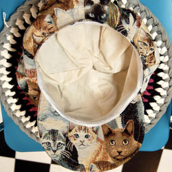 貓紋地精編織報童：荷蘭製造的面料 第7張的照片