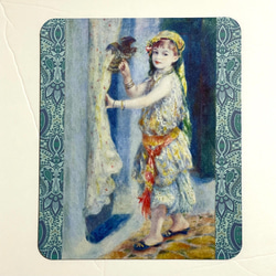 ルノワール 鳥と少女（鷹を持つ少女）マウスパッド マウスパッド chaya